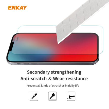 For iPhone 12 mini ENKAY Hat-Prince 0.26mm 9H 2.5D Curved Edge Explosion-proof Tempered Glass Film-garmade.com