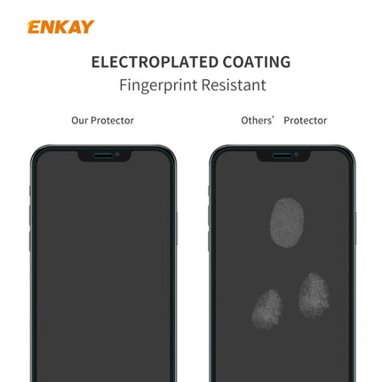 For iPhone 12 Pro Max ENKAY Hat-Prince 0.26mm 9H 2.5D Curved Edge Explosion-proof Tempered Glass Film-garmade.com