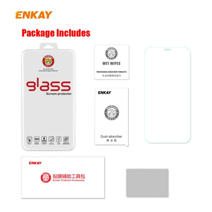 For iPhone 12 Pro Max ENKAY Hat-Prince 0.26mm 9H 2.5D Curved Edge Explosion-proof Tempered Glass Film-garmade.com