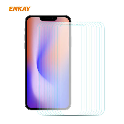 For iPhone 12 Pro Max 10 PCS ENKAY Hat-Prince 0.26mm 9H 2.5D Curved Edge Explosion-proof Tempered Glass Film-garmade.com