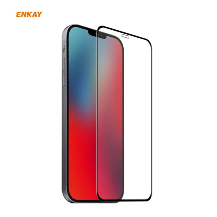 ENKAY Hat-Prince 0.26mm 9H 6D Curved Full Coverage Tempered Glass Protector For iPhone 12 Pro Max-garmade.com