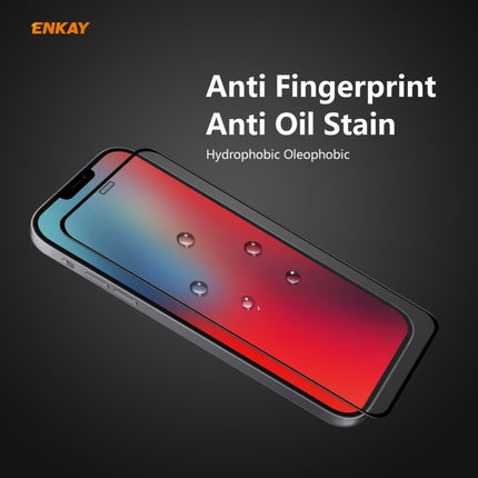 ENKAY Hat-Prince 0.26mm 9H 6D Curved Full Coverage Tempered Glass Protector For iPhone 12 Pro Max-garmade.com