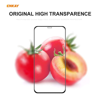 ENKAY Hat-Prince 0.26mm 9H 6D Curved Full Coverage Tempered Glass Protector For iPhone 12 Pro Max-garmade.com