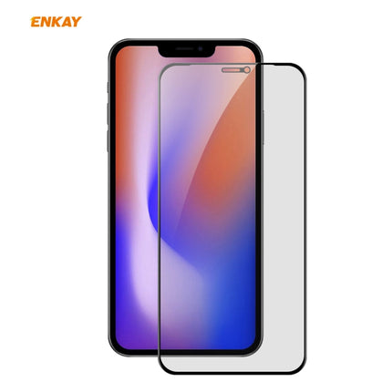 ENKAY Hat-Prince 0.26mm 9H 6D Privacy Anti-spy Full Screen Tempered Glass Film For iPhone 12 Pro Max 6.7-garmade.com