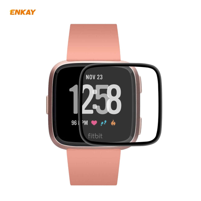 1 PCS For Fitbit Versa 3 / Fitbit Sense ENKAY Hat-Prince 3D Full Screen Soft PC Edge + PMMA HD Screen Protector Film-garmade.com