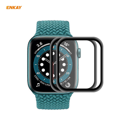 For Apple Watch 6/5/4/SE 40mm 2 PCS ENKAY Hat-Prince 3D Full Screen Soft PC Edge + PMMA HD Screen Protector Film-garmade.com