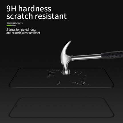 For iPhone 12 / 12 Pro MOFI 9H 3D Explosion-proof Curved Screen Tempered Glass Film(Black)-garmade.com