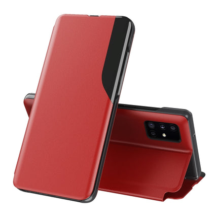For Samsung Galaxy Note20 Attraction Flip Holder Leather Phone Case(Red)-garmade.com