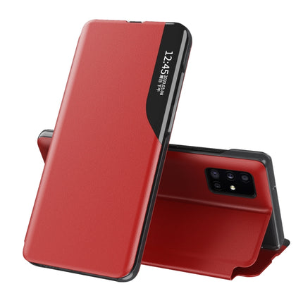For Samsung Galaxy Note20 Ultra Attraction Flip Holder Leather Phone Case(Red)-garmade.com