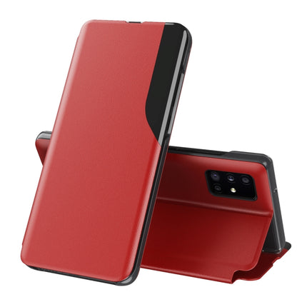 For Galaxy S20 Plus Attraction Flip Holder Leather Phone Case(Red)-garmade.com