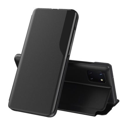 For Samsung Galaxy A81 / Note10 Lite / M60s Attraction Flip Holder Leather Phone Case(Black)-garmade.com