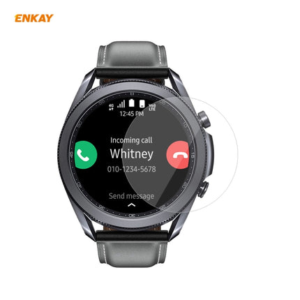 For Samsung Galaxy Watch3 45mm 2 PCS ENKAY Hat-Prince Clear HD PET Screen Protector Film-garmade.com