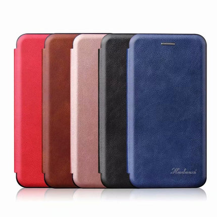 For iPhone 12 Pro Max Integrated Voltage Retro Texture Magnetic TPU+PU Leather Case with Card Slot & Holder(Blue)-garmade.com
