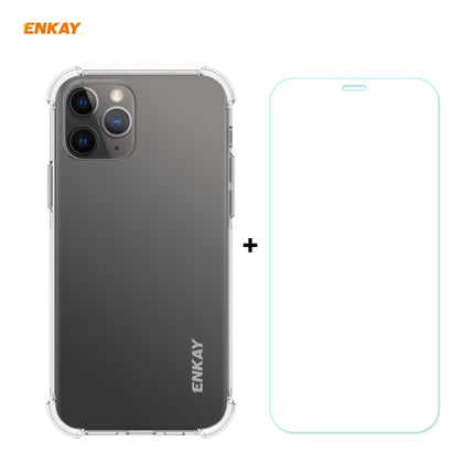 Hat-Prince ENKAY 2 in 1 Clear TPU Soft Case Shockproof Cover + 0.26mm 9H 2.5D-garmade.com