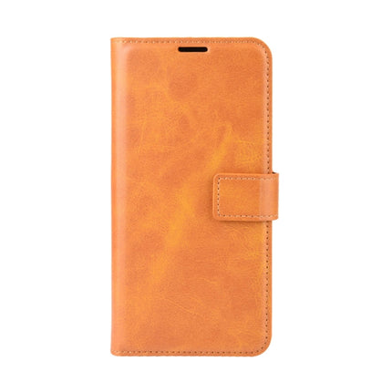 Retro Calf Pattern Buckle Horizontal Flip Leather Case with Holder & Card Slot & Wallet For iPhone 12 Pro Max(Yellow)-garmade.com