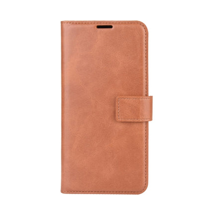 Retro Calf Pattern Buckle Horizontal Flip Leather Case with Holder & Card Slot & Wallet For iPhone 12 Pro Max(Light Brown)-garmade.com