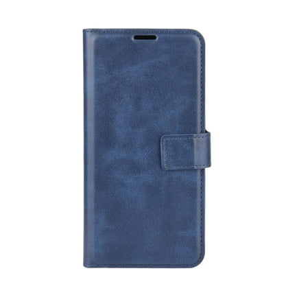 Retro Calf Pattern Buckle Horizontal Flip Leather Case with Holder & Card Slot & Wallet For iPhone 12 Pro Max(Blue)-garmade.com
