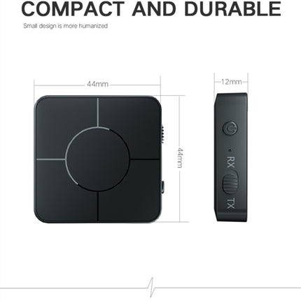 KN326 Bluetooth Audio Receiver Transmitter 5.0 Two-in-one Bluetooth Adapter for Hands-free Calls-garmade.com