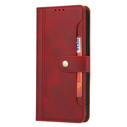 Calf Texture Double Fold Clasp Horizontal Flip Leather Case with Photo Frame & Holder & Card Slots & Wallet For iPhone 12 mini(Red)-garmade.com
