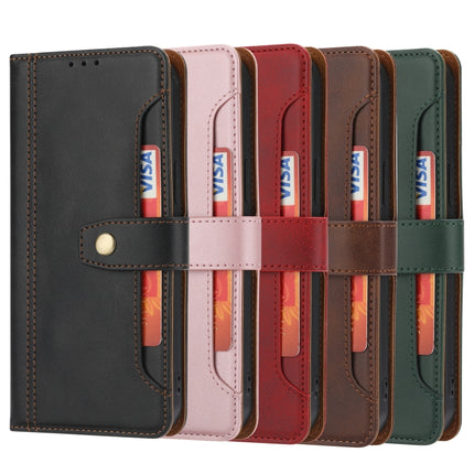 Calf Texture Double Fold Clasp Horizontal Flip Leather Case with Photo Frame & Holder & Card Slots & Wallet For iPhone 12 mini(Coffee)-garmade.com
