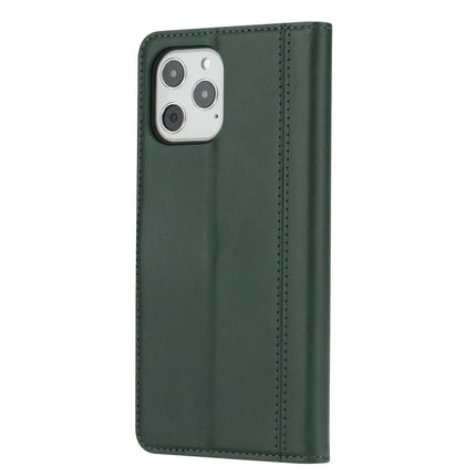 Calf Texture Double Fold Clasp Horizontal Flip Leather Case with Photo Frame & Holder & Card Slots & Wallet (Emerald)-garmade.com