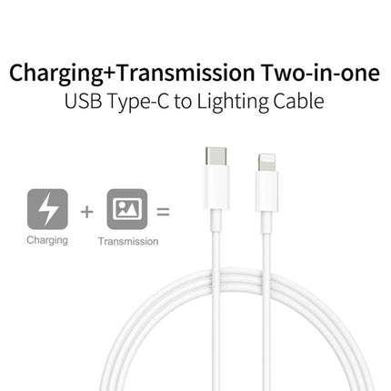2 in 1 PD3.0 30W USB-C / Type-C Travel Charger with Detachable Foot + PD3.0 3A USB-C / Type-C to 8 Pin Fast Charge Data Cable Set, Cable Length: 1m, UK Plug-garmade.com