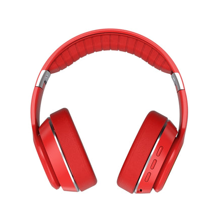 VJ320 Bluetooth 5.0 Head-mounted Foldable Wireless Headphones Support TF Card with Mic(Red)-garmade.com
