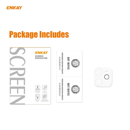 For iPhone 12 mini ENKAY Hat-Prince 9H Rear Camera Lens Tempered Glass Film Full Coverage Protector-garmade.com