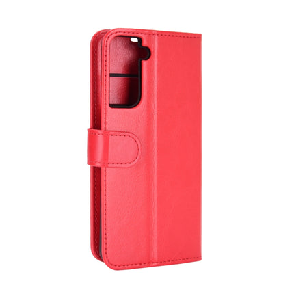 For Samsung Galaxy S21 5G R64 Texture Single Horizontal Flip Protective Case with Holder & Card Slots & Wallet& Photo Frame(Red)-garmade.com