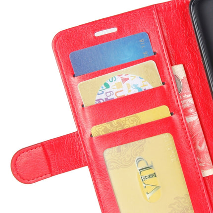 For Samsung Galaxy S21 5G R64 Texture Single Horizontal Flip Protective Case with Holder & Card Slots & Wallet& Photo Frame(Red)-garmade.com