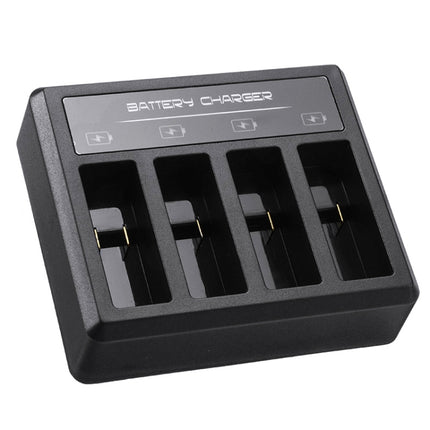 4-channel Battery Charger with Type-C / USB-C Port for GoPro HERO8 Black /7 Black /7 White / 7 Silver /6 /5-garmade.com