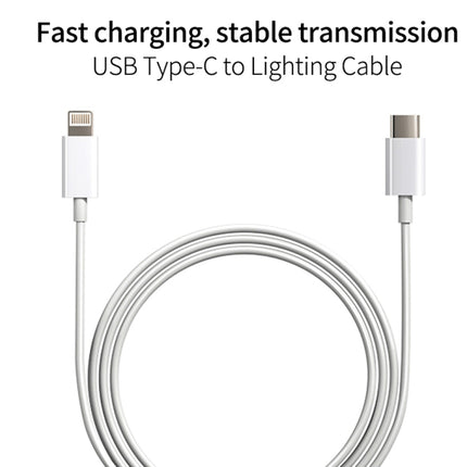 SDC-20W 2 in 1 PD 20W USB-C / Type-C Travel Charger + 3A PD3.0 USB-C / Type-C to 8 Pin Fast Charge Data Cable Set, Cable Length: 1m, US Plug-garmade.com