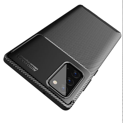 For Samsung Galaxy S21 5G Carbon Fiber Texture Shockproof TPU Case(Black)-garmade.com