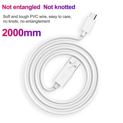 XJ-012 3A USB Male to Micro USB Male Fast Charging Data Cable, Length: 2m-garmade.com