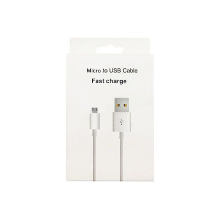 XJ-012 3A USB Male to Micro USB Male Fast Charging Data Cable, Length: 2m-garmade.com