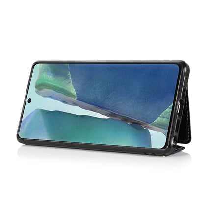 For Samsung Galaxy Note20 Ultra Multi-functional Cross-body Card Bag TPU+PU Back Cover Case with Holder & Card Slot & Wallet(Black)-garmade.com