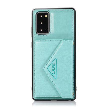 For Samsung Galaxy Note20 Ultra Multi-functional Cross-body Card Bag TPU+PU Back Cover Case with Holder & Card Slot & Wallet(Green)-garmade.com