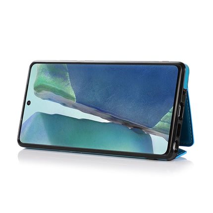 For Samsung Galaxy S20 Plus Multi-functional Cross-body Card Bag TPU+PU Back Cover Case with Holder & Card Slot & Wallet(Blue)-garmade.com