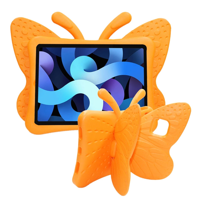 Butterfly Bracket Style EVA Children Shockproof Protective Case For iPad Air 2022 / 2020 10.9(Orange)-garmade.com