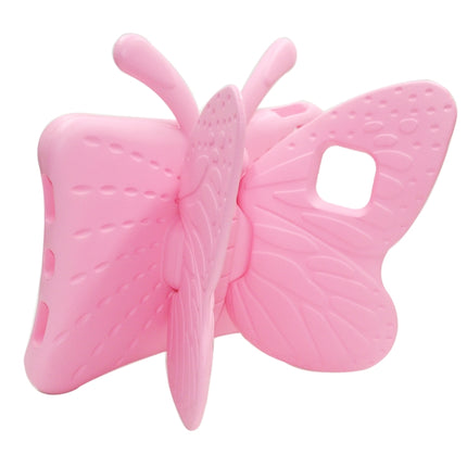Butterfly Bracket Style EVA Children Shockproof Protective Case For iPad Air 2022 / 2020 10.9(Pink)-garmade.com
