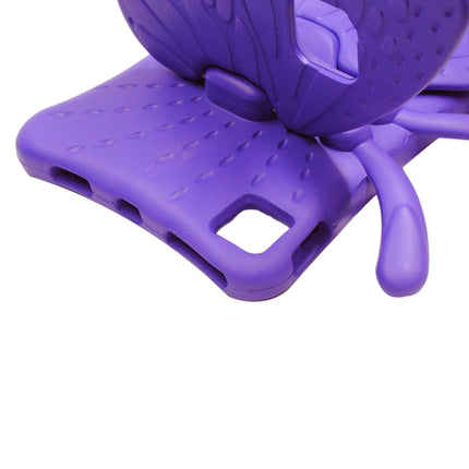 Butterfly Bracket Style EVA Children Shockproof Protective Case For iPad Air 2022 / 2020 10.9(Purple)-garmade.com