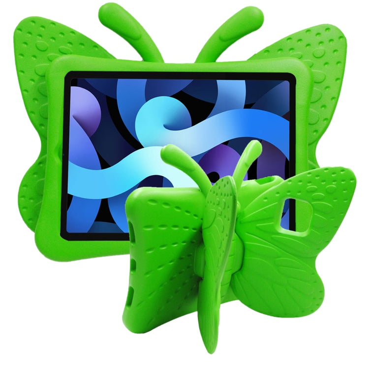 Butterfly Bracket Style EVA Children Shockproof Protective Case For iPad Air 2022 / 2020 10.9(Green)-garmade.com