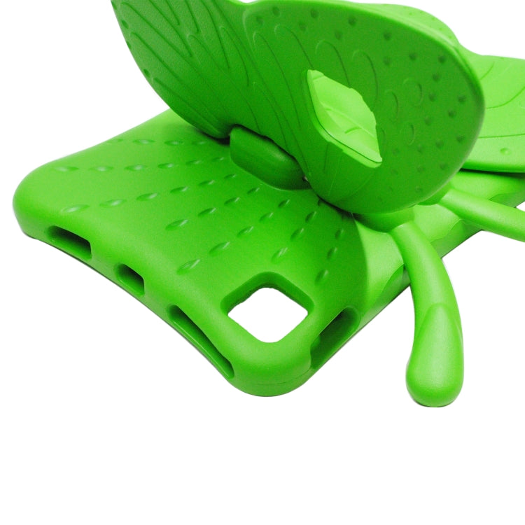 Butterfly Bracket Style EVA Children Shockproof Protective Case For iPad Air 2022 / 2020 10.9(Green)-garmade.com