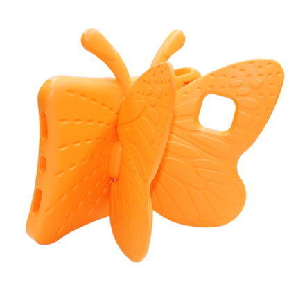 For iPad Pro 11 (2020 / 2018) Butterfly Bracket Style EVA Children Shockproof Protective Tablet Case(Orange)-garmade.com