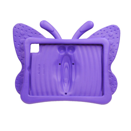 For iPad Pro 11 (2020 / 2018) Butterfly Bracket Style EVA Children Shockproof Protective Tablet Case(Purple)-garmade.com