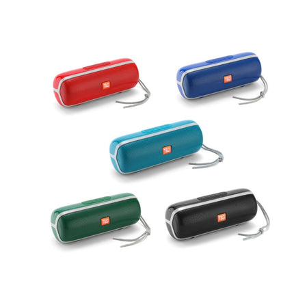 T&G TG183 TWS Mini Wireless Bluetooth Speaker, Supports AUX / USB 2.0 / FM / 32GB TF Card or Micro SD Card(Peacock Blue)-garmade.com