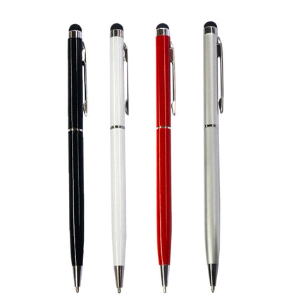 AT-18 3 in 1 Rotary Mobile Phone Touch Screen Handwriting Pen is Suitable for Apple / Huawei / Samsung(Red)-garmade.com