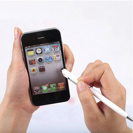 AT-18 3 in 1 Rotary Mobile Phone Touch Screen Handwriting Pen is Suitable for Apple / Huawei / Samsung(Red)-garmade.com