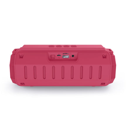 NewRixing NR-905 TWS Portable Bluetooth Speaker with Flashlight, Support TF Card / FM / 3.5mm AUX / U Disk / Hands-free Call(Red)-garmade.com