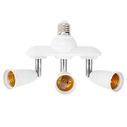 1 to 4 E27 to E27 Socket Distributor Adjustable Converter E27 LED Bulb Holder(4 in 1)-garmade.com